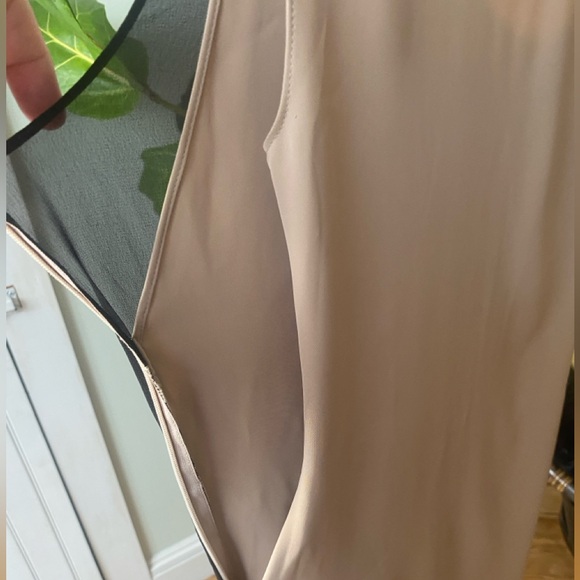 All Saints Afia Dress Black Nude Twist Size 4 - Picture 6 of 12